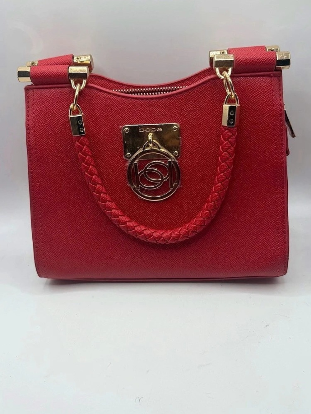 Bebe Kate Mini Shopper Red Satchel